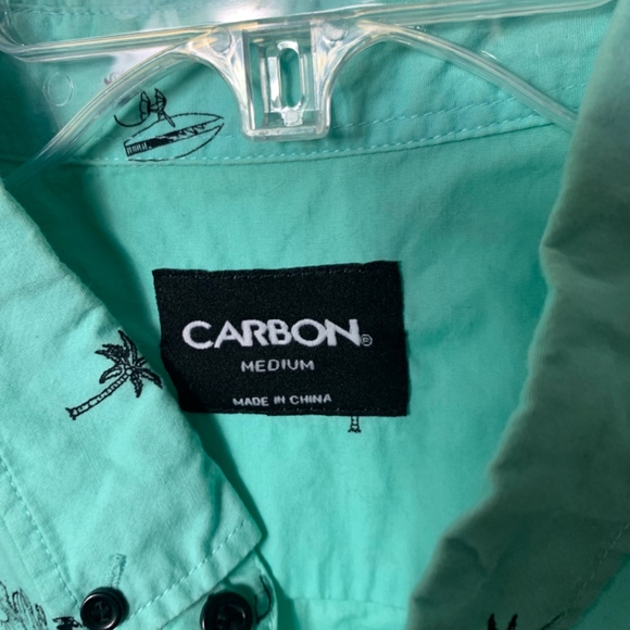 Carbon Tropical button down shirt - Picture 3 of 4